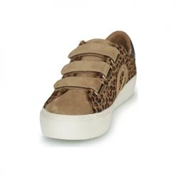 Chaussures Femme Baskets basses No Name ARCADE STRAPS SIDE Marron / Léopard -Baskets mode Soldes 22545697 500 C