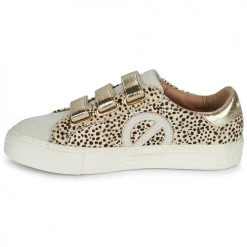 Chaussures Femme Baskets basses No Name ARCADE STRAPS SIDE Léopard / Doré -Baskets mode Soldes 22545699 500 D