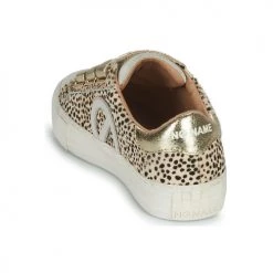 Chaussures Femme Baskets basses No Name ARCADE STRAPS SIDE Léopard / Doré -Baskets mode Soldes 22545699 500 E