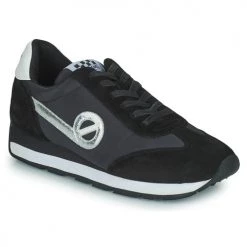 Baskets mode Soldes 47 Chaussures Femme Baskets basses No Name CITY RUN JOGGER Noir / Argent