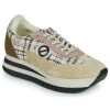 Chaussures Femme Baskets basses No Name FLEX M JOGGER Beige / Carreaux