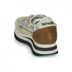 Chaussures Femme Baskets basses No Name FLEX M JOGGER Beige / Carreaux -Baskets mode Soldes 22545704 500 E