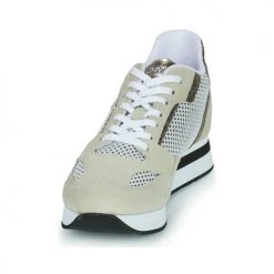Chaussures Femme Baskets basses No Name PARKO RUNNER Blanc / Bronze -Baskets mode Soldes 22545710 500 C