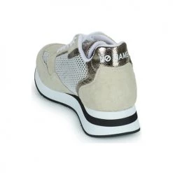 Chaussures Femme Baskets basses No Name PARKO RUNNER Blanc / Bronze -Baskets mode Soldes 22545710 500 E