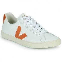 Chaussures Baskets basses Veja ESPLAR LOGO Blanc / Orange