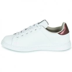 Chaussures Femme Baskets basses Victoria TENIS EFECTO PIEL & GALE Blanc / Rose -Baskets mode Soldes 22546384 500 D