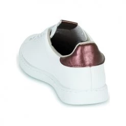 Chaussures Femme Baskets basses Victoria TENIS EFECTO PIEL & GALE Blanc / Rose -Baskets mode Soldes 22546384 500 E