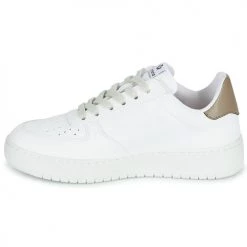Chaussures Femme Baskets basses Victoria MADRID EFECTO PIEL & COL Blanc / Beige -Baskets mode Soldes 22546386 500 D