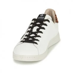 Chaussures Femme Baskets basses Victoria TENIS EFECTO PIEL GLITTER Blanc / Argenté -Baskets mode Soldes 22546387 500 C