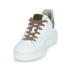 Chaussures Femme Baskets basses Victoria MILAN EFECTO PIEL & GLITT Blanc -Baskets mode Soldes 22546395 500 C