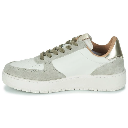 Chaussures Femme Baskets basses Victoria MADRID SERRAJE & METAL Blanc 4 Chaussures Femme Baskets basses Victoria MADRID SERRAJE & METAL Blanc – Image 4