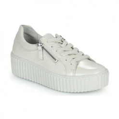 Chaussures Femme Baskets basses Gabor 9320091 Crème vernis