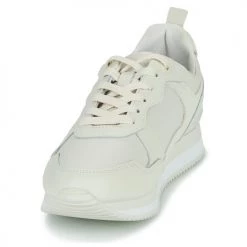 Chaussures Femme Baskets basses Tommy Hilfiger Feminine Active Sneaker Beige -Baskets mode Soldes 22555442 500 C