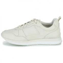 Chaussures Femme Baskets basses Tommy Hilfiger Feminine Active Sneaker Beige -Baskets mode Soldes 22555442 500 D
