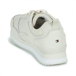 Chaussures Femme Baskets basses Tommy Hilfiger Feminine Active Sneaker Beige -Baskets mode Soldes 22555442 500 E