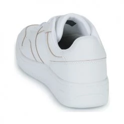 Chaussures Femme Baskets basses Tommy Jeans Tommy Jeans Etch Basket Wmn Blanc -Baskets mode Soldes 22555475 500 E