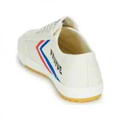 Chaussures Baskets basses Feiyue FE LO 1920 CANVAS Blanc / Bleu / Rouge -Baskets mode Soldes 22556522 500 E