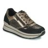 Chaussures Femme Baskets basses IgI&CO DONNA ANISIA Noir / Doré