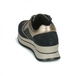 Chaussures Femme Baskets basses IgI&CO DONNA ANISIA Noir / Doré -Baskets mode Soldes 22579790 500 E