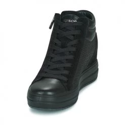 Chaussures Femme Baskets montantes IgI&CO DONNA SHIRLEY Noir -Baskets mode Soldes 22579796 500 C