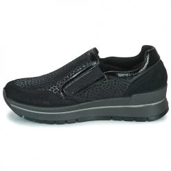 Chaussures Femme Baskets basses IgI&CO DONNA ANISIA Noir -Baskets mode Soldes 22579799 500 D