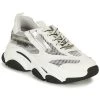 Chaussures Femme Baskets basses Steve Madden POSSESSION Blanc / Argenté
