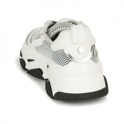 Chaussures Femme Baskets basses Steve Madden POSSESSION Blanc / Argenté -Baskets mode Soldes 22580047 500 E