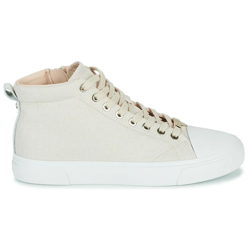 Chaussures Femme Baskets montantes Calvin Klein Jeans VULC HIGH TOP-MN JQ Ivoire / Beige 2 Chaussures Femme Baskets montantes Calvin Klein Jeans VULC HIGH TOP-MN JQ Ivoire / Beige – Image 2