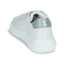 Chaussures Femme Baskets basses Calvin Klein Jeans CHUNKY CUPSOLE LACEUP LOW ESS M Blanc -Baskets mode Soldes 22584731 500 E