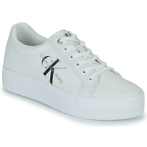 Chaussures Femme Baskets basses Calvin Klein Jeans VULC FLATFORM LACEUP Blanc 1 Chaussures Femme Baskets basses Calvin Klein Jeans VULC FLATFORM LACEUP Blanc