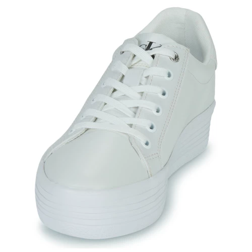 Chaussures Femme Baskets basses Calvin Klein Jeans VULC FLATFORM LACEUP Blanc 3 Chaussures Femme Baskets basses Calvin Klein Jeans VULC FLATFORM LACEUP Blanc – Image 3