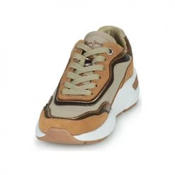 Chaussures Femme Baskets basses Pepe jeans ARROW POP Marron / Bronze -Baskets mode Soldes 22588016 500 C