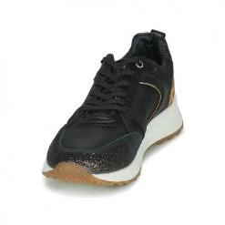 Chaussures Femme Baskets basses Pepe jeans JOY DREAMS LEO Noir -Baskets mode Soldes 22588018 500 C