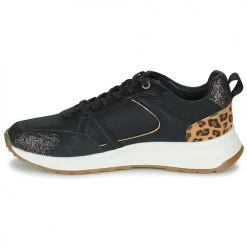 Chaussures Femme Baskets basses Pepe jeans JOY DREAMS LEO Noir -Baskets mode Soldes 22588018 500 D