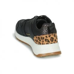 Chaussures Femme Baskets basses Pepe jeans JOY DREAMS LEO Noir -Baskets mode Soldes 22588018 500 E