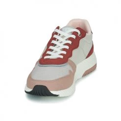 Chaussures Femme Baskets basses Pepe jeans KOKO YTO Gris / Bordeaux -Baskets mode Soldes 22588019 500 C