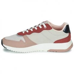 Chaussures Femme Baskets basses Pepe jeans KOKO YTO Gris / Bordeaux -Baskets mode Soldes 22588019 500 D