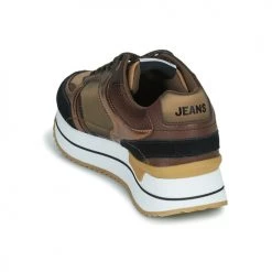 Chaussures Femme Baskets basses Pepe jeans RUSPER GALA Bronze / Noir -Baskets mode Soldes 22588020 500 E