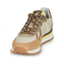 Chaussures Femme Baskets basses Pepe jeans BRITT PRINT WILD W Beige -Baskets mode Soldes 22588021 500 C