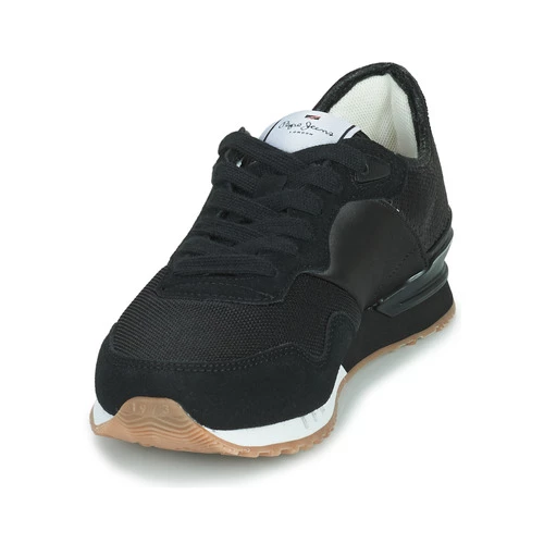 Chaussures Femme Baskets basses Pepe jeans LONDON W SEQUINS Noir 3 Chaussures Femme Baskets basses Pepe jeans LONDON W SEQUINS Noir – Image 3