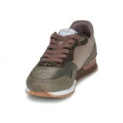 Chaussures Femme Baskets basses Pepe jeans LONDON W QUEEN Marron / Bronze -Baskets mode Soldes 22588024 500 C