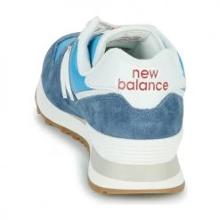 Chaussures Femme Baskets basses New Balance 574 Bleu -Baskets mode Soldes 22589679 500 E