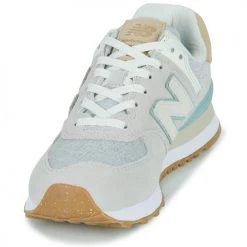 Chaussures Femme Baskets basses New Balance 574 Beige / Bleu -Baskets mode Soldes 22589682 500 C