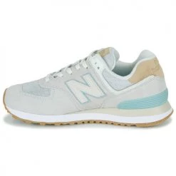 Chaussures Femme Baskets basses New Balance 574 Beige / Bleu -Baskets mode Soldes 22589682 500 D