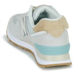 Chaussures Femme Baskets basses New Balance 574 Beige / Bleu -Baskets mode Soldes 22589682 500 E