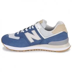 Chaussures Femme Baskets basses New Balance 574 Bleu -Baskets mode Soldes 22589684 500 D