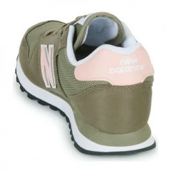 Chaussures Femme Baskets basses New Balance 500 Kaki / Rose -Baskets mode Soldes 22589695 500 E