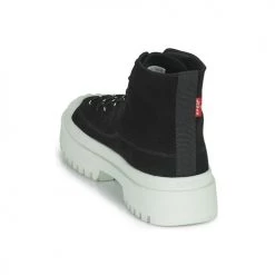 Chaussures Femme Baskets montantes Levi's PATTON S Noir -Baskets mode Soldes 22590874 500 E