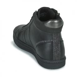 Chaussures Femme Baskets montantes Geox D BLOMIEE B Noir -Baskets mode Soldes 22643038 500 E