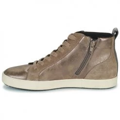 Chaussures Femme Baskets montantes Geox D BLOMIEE B Beige / DorÃ© -Baskets mode Soldes 22643039 500 D